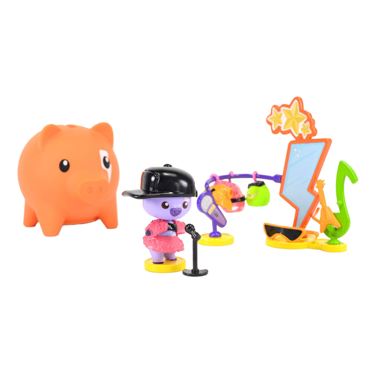 Boti Pockey Money Piggies Speel Figur mit Money Box - Popstar Pack