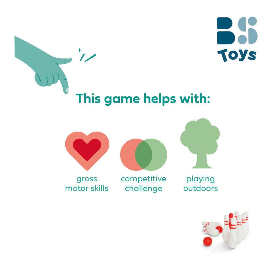 BS Toys Bowling Ensemble de bowling, 12dlg.