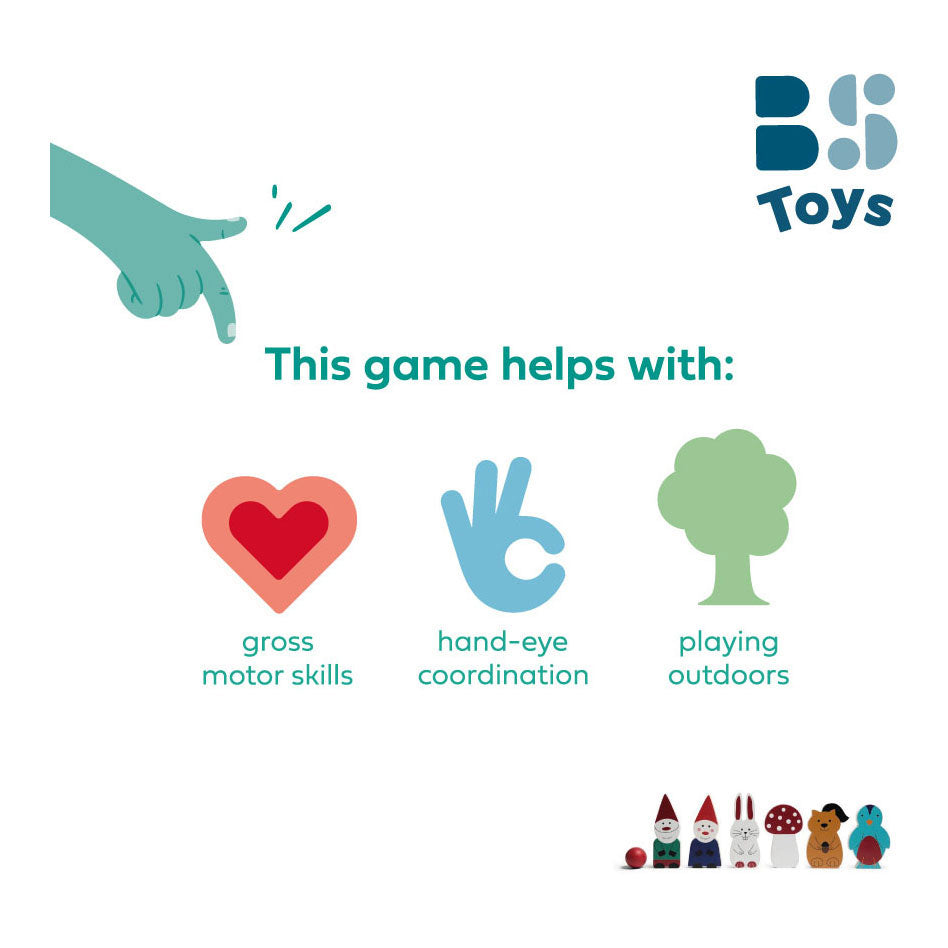 BS Toys Houten Bowling Game BosvRendenden, 7dlg.