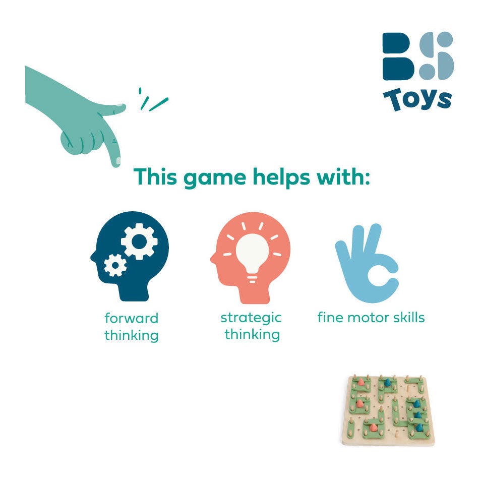 BS TOYS DOTS BOXES Game en bois