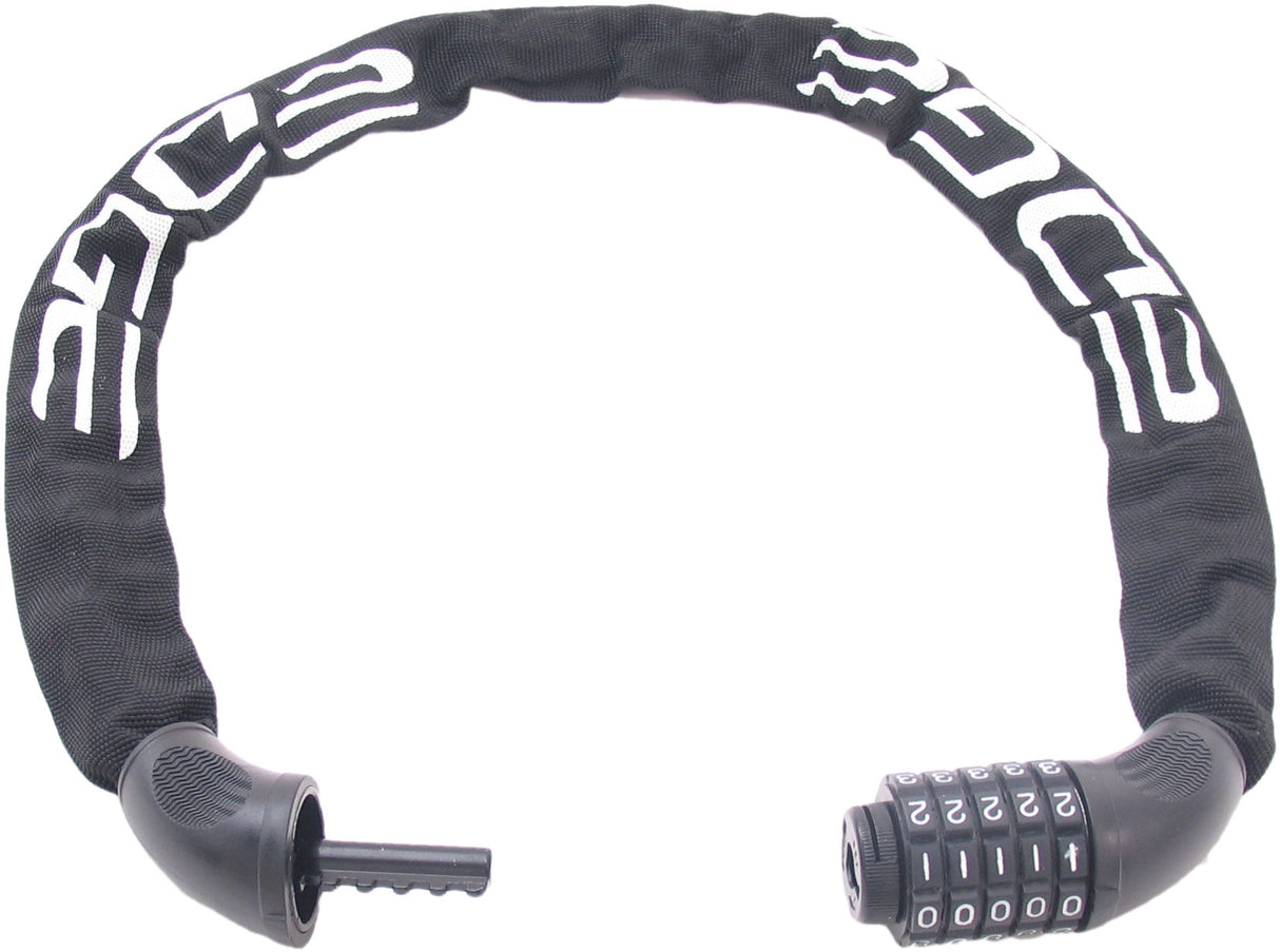 Chain lock with code edge trace code 90cm - black