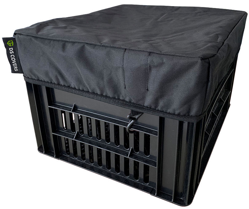 DS Covers Cycle Krathoes Crate L For Crates T M 40 x 50 cm - Black