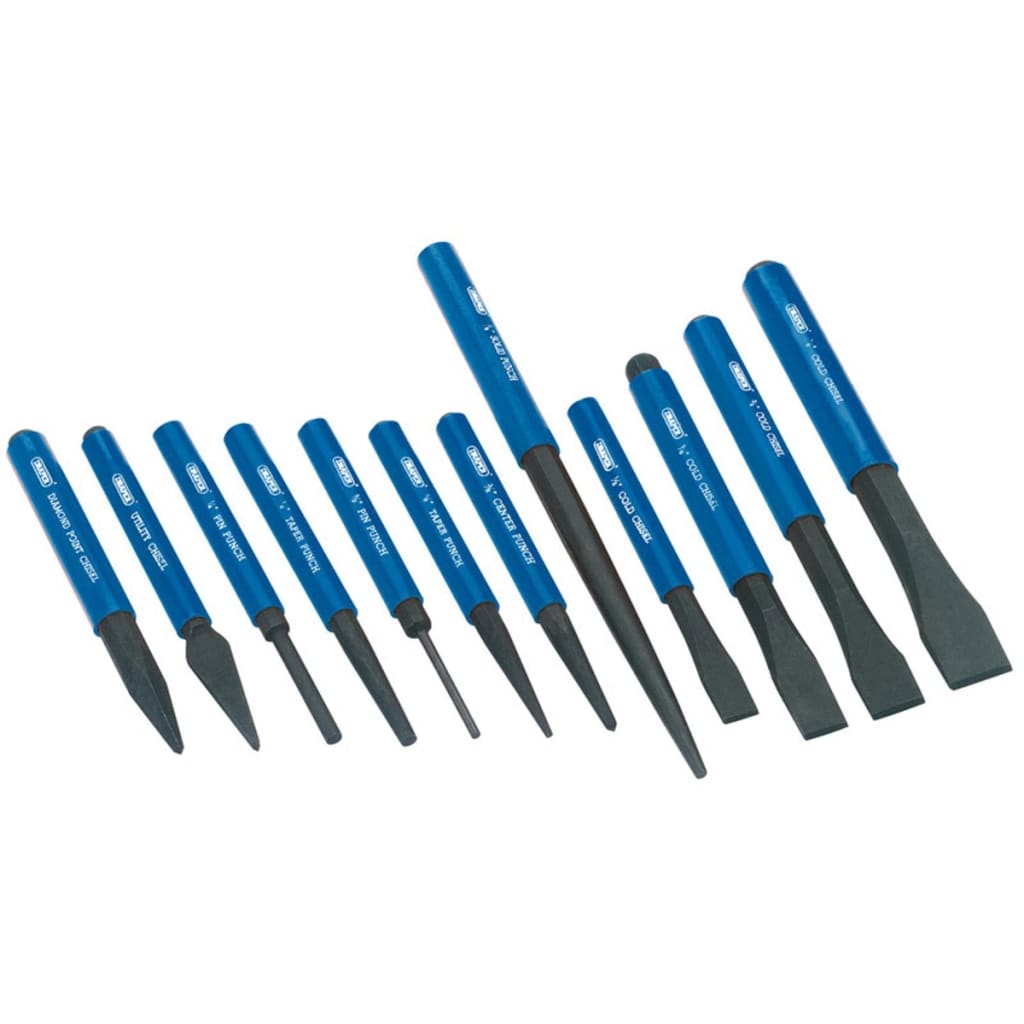 Draper-Werkzeuge Kaltmeißel und Drevel Set Blue 12-DLG 26557