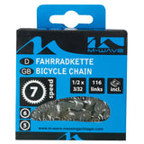 MA-WAVE MA-WAVE Naszyjnik KMC 5 6 7 Prędkość 1 2x3 32 116 Schakels Blister