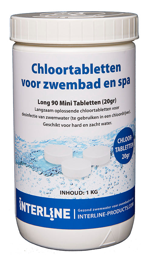 Comprimés de chlore interline Long90 20gram 1kg