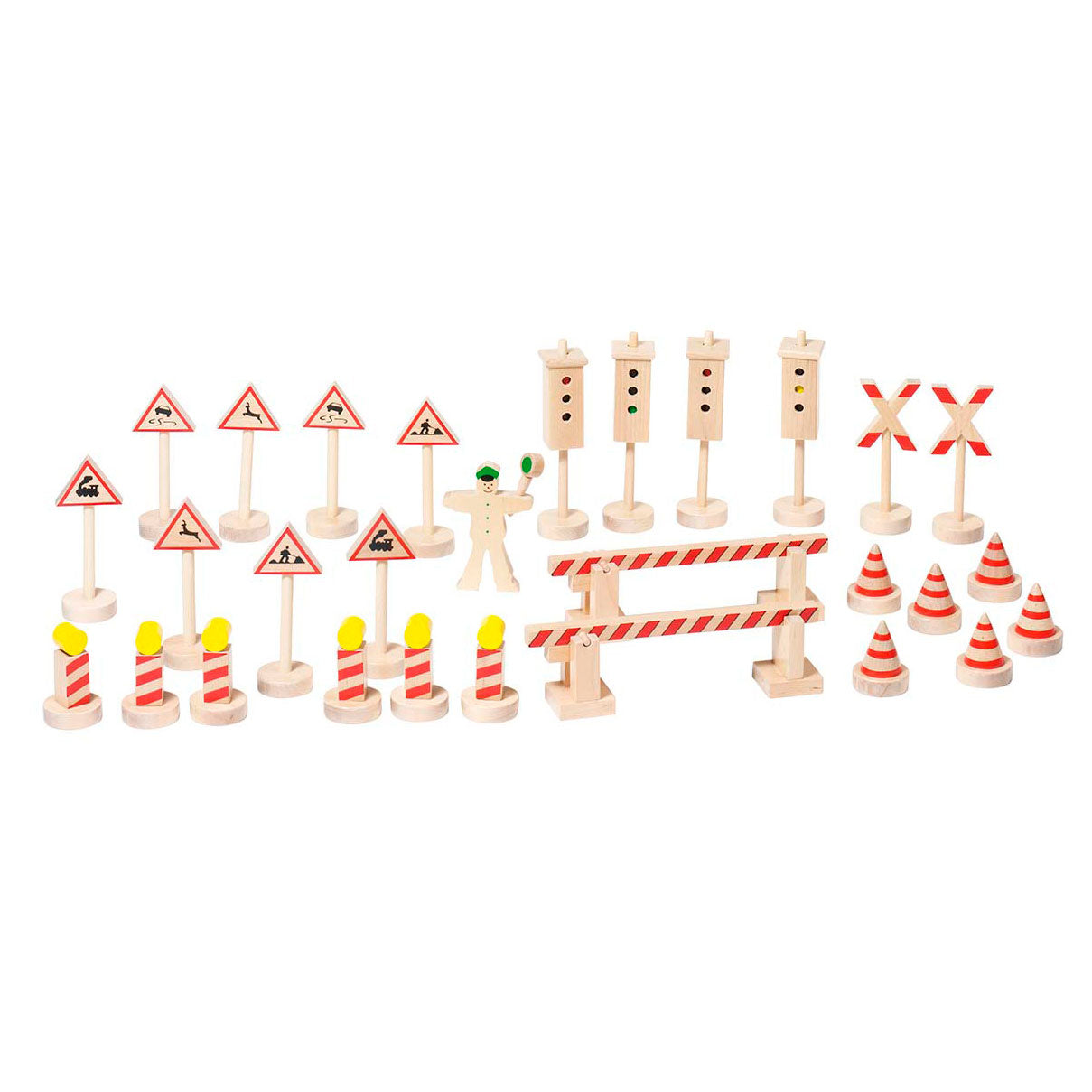 De Goki howden Traffic Zeechen Set, 29Dlg.