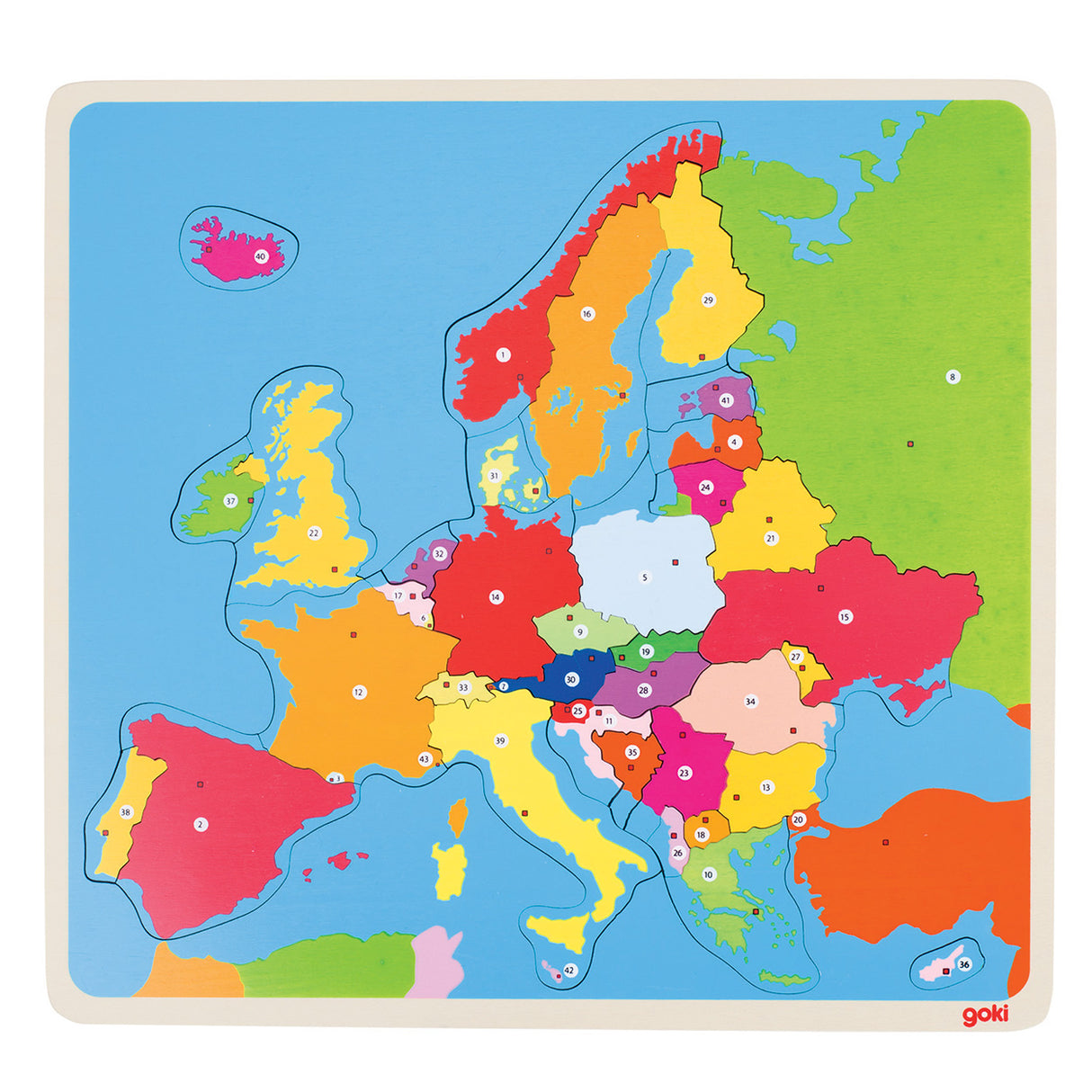 Goki Wood Puzzle Europe