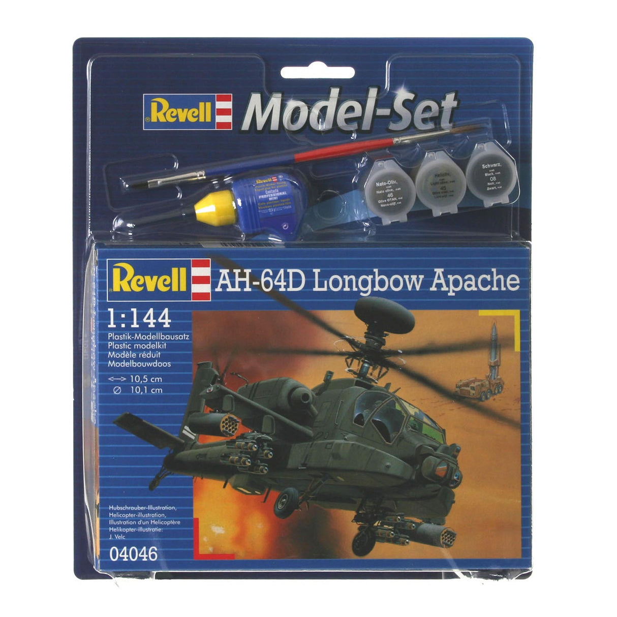 Revell -Modellsatz - AH -64D Longbow Apache