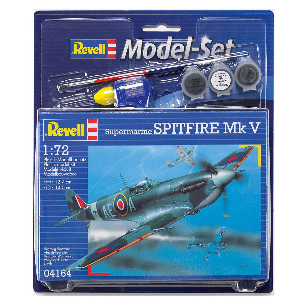 Revell model Set Spitfire Mk V