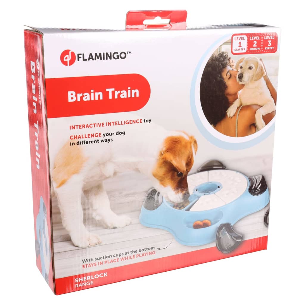 Flamingo Dog Toys Brain Cracker Sherlock 28,8x28,8x8,6 cm