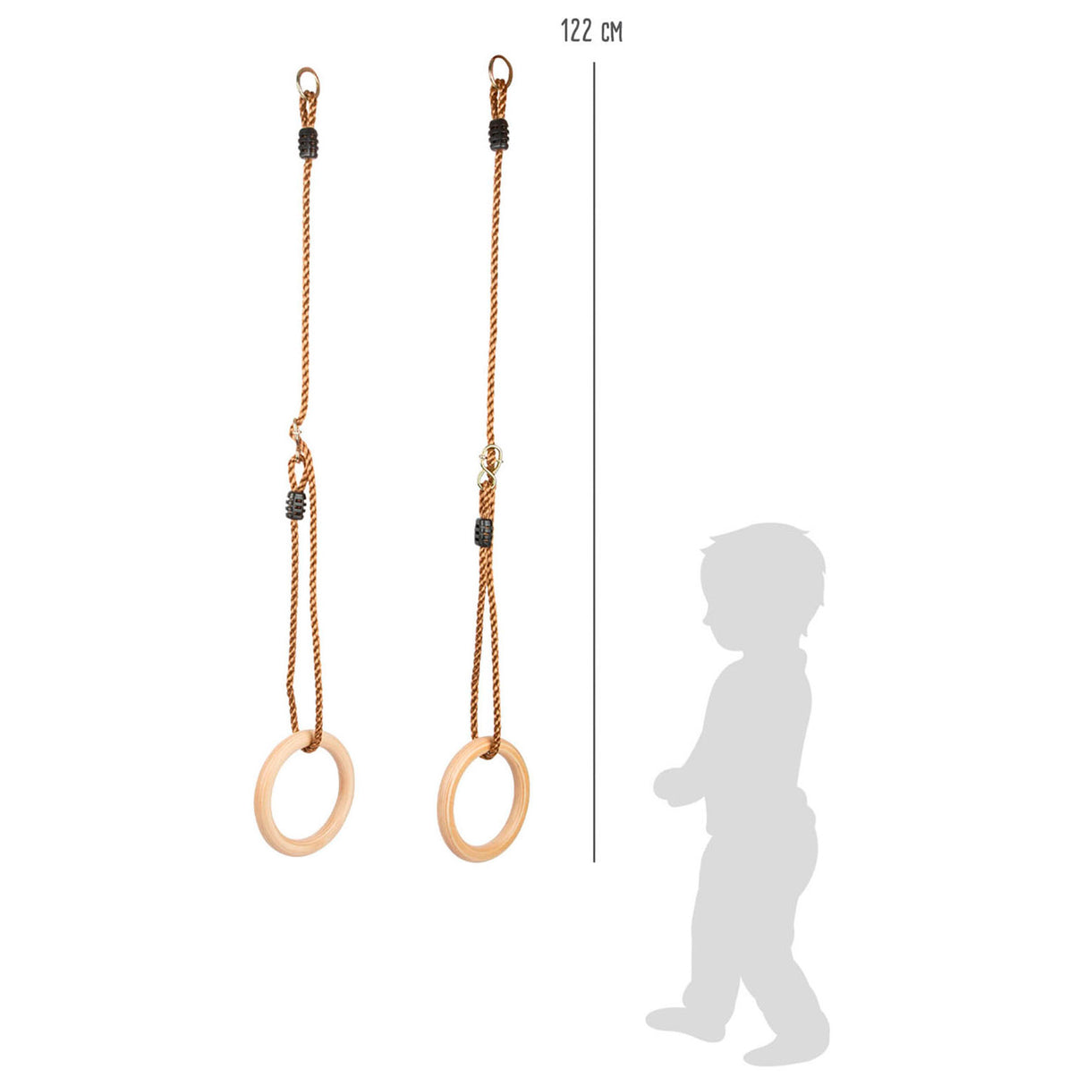 Piccole piede - Anelli di ginnastica in legno