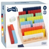 Pieno piccoli - blocchi di calcolo in legno in scatola, 100dlg.