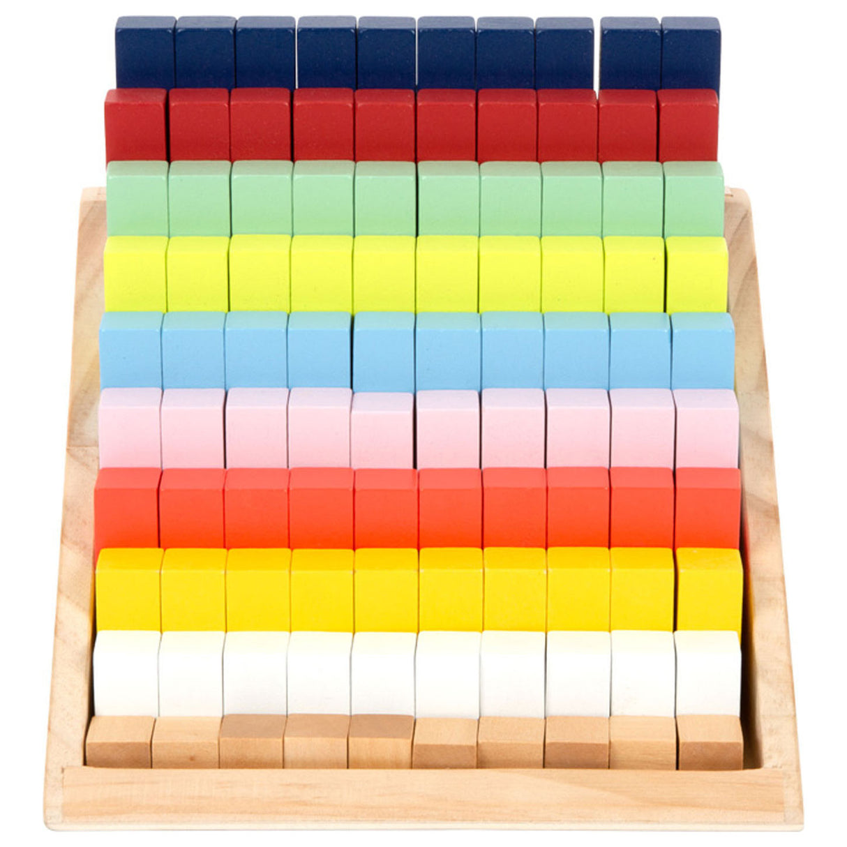 Pieno piccoli - blocchi di calcolo in legno in scatola, 100dlg.
