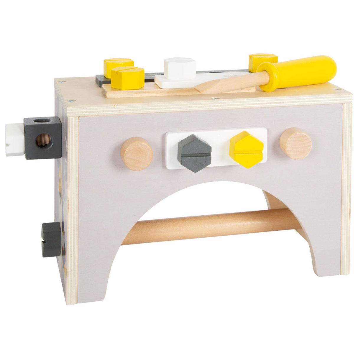Piccole piede - Toolbox di legno 2in1, 28dlg.