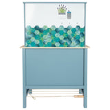 Piccole piede - cucina per bambini in legno blu, 7dlg.