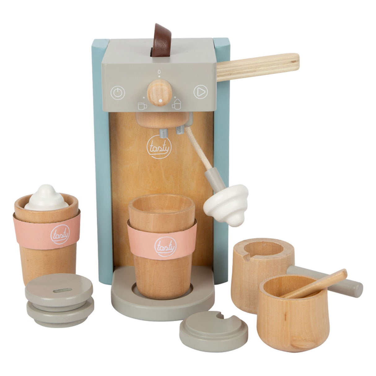 Kleng Fouss Spillsaache Baristaset lecker