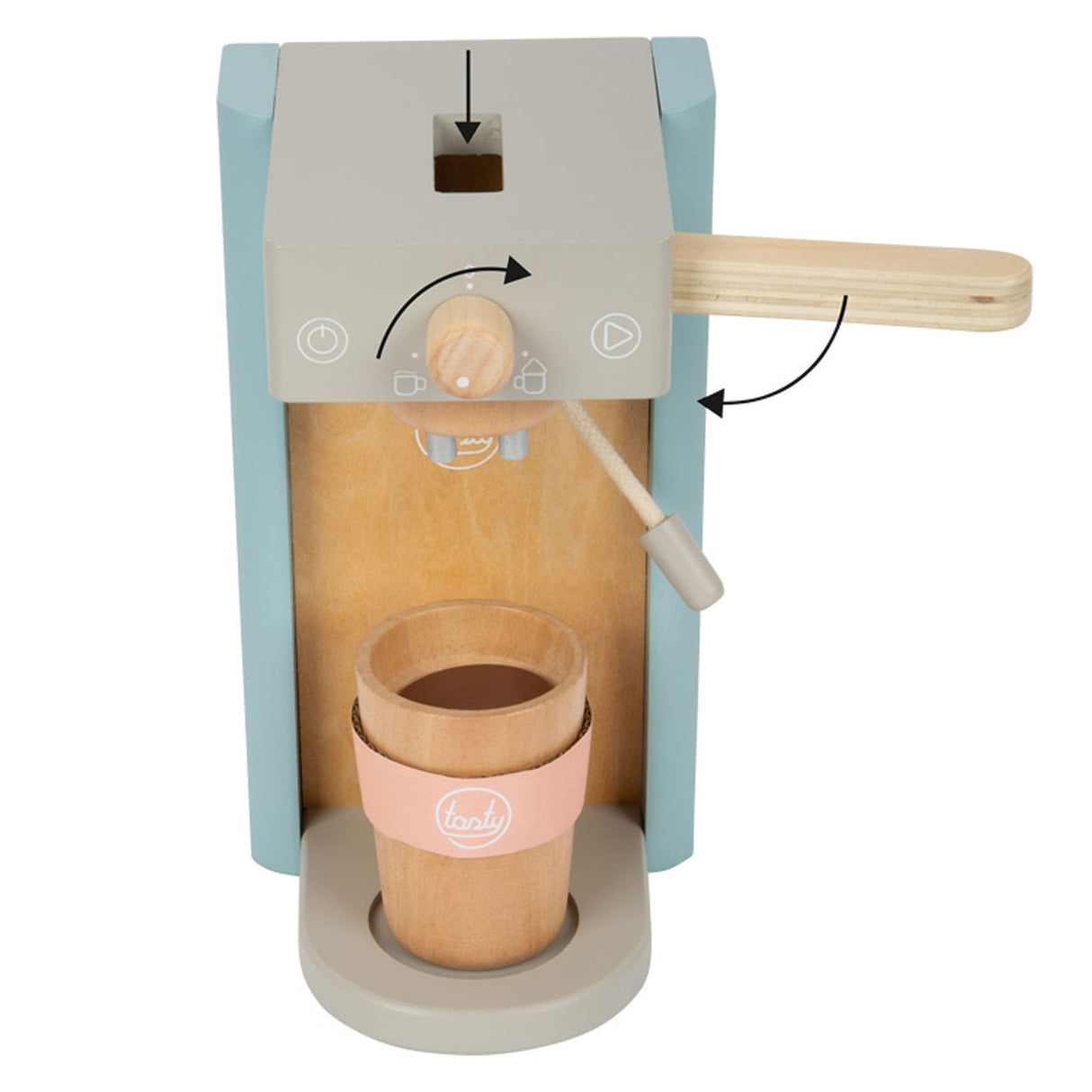 Kleng Fouss Spillsaache Baristaset lecker