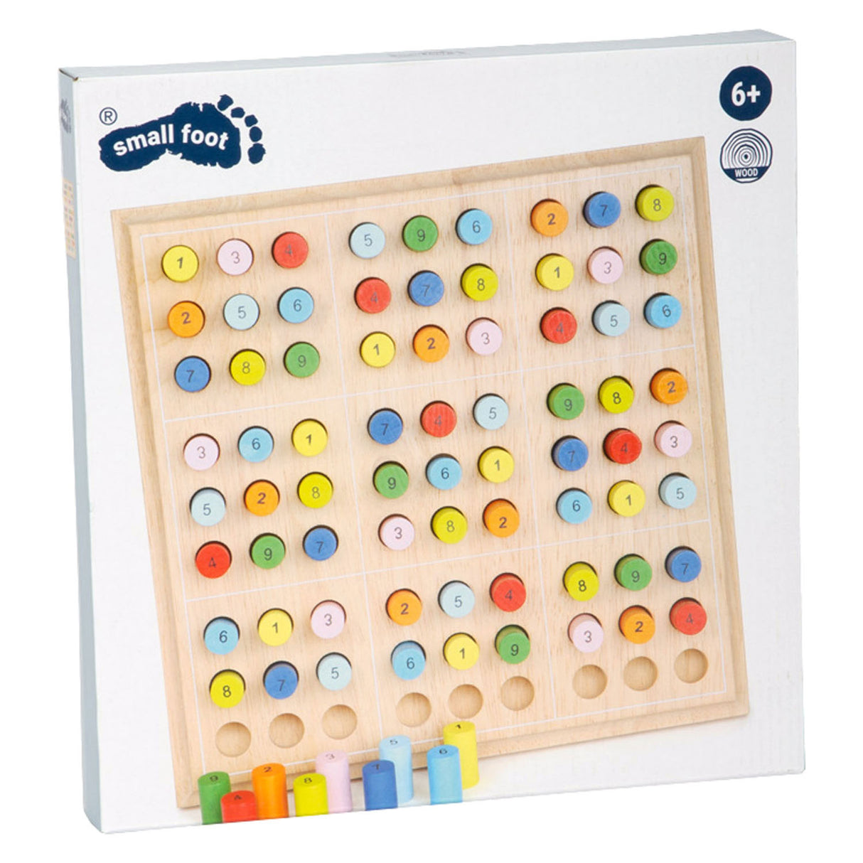 Malá noha dřevěná sudoku