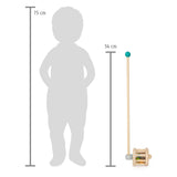 Liten fot tre push figur skrangle
