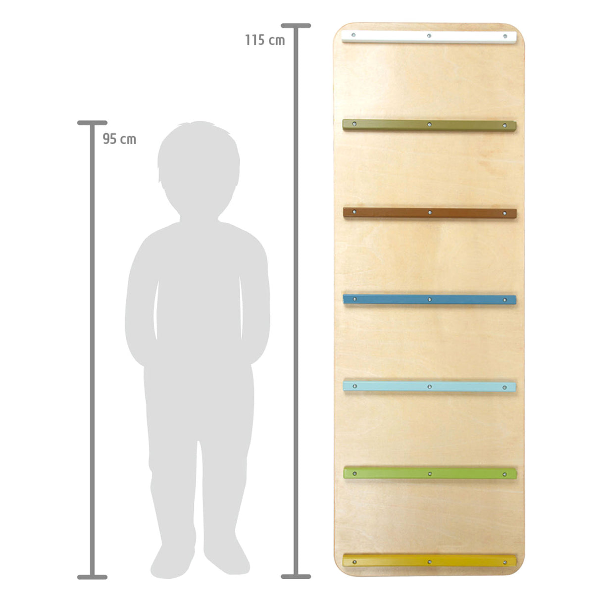 Piccolo piede - Wooden Klimbord Adventure 3in1