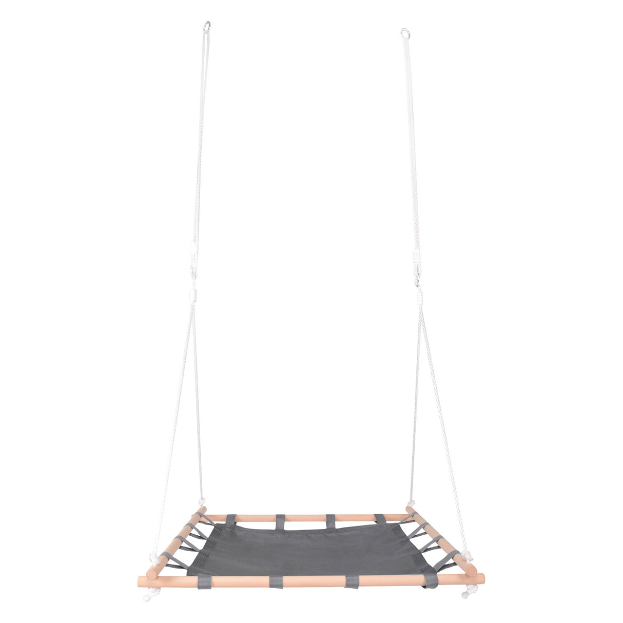 Small Foot - Nest Swing avec cadre en bois, 100x100cm