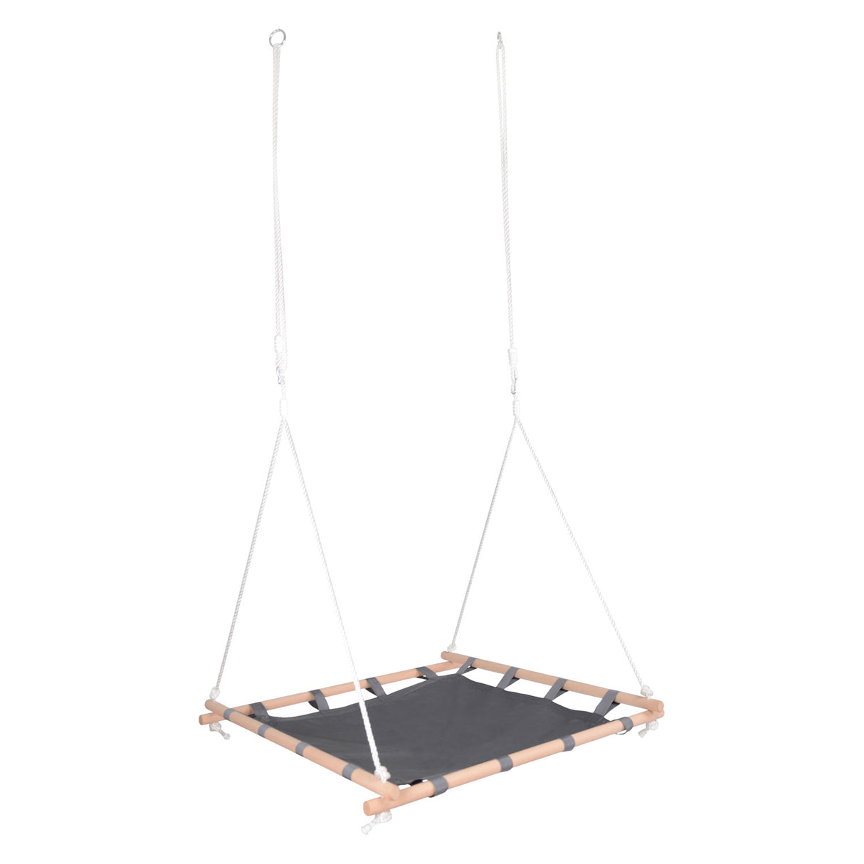 Small Foot - Nest Swing avec cadre en bois, 100x100cm