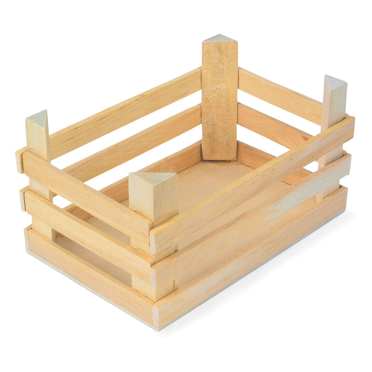 Kleng Fouss Holzkraaft grouss 18x12x9,5 cm, set vun 3