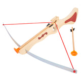 Petit pied - Croix de sports en bois avec carte cible, 4DLG.