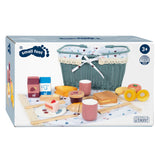 Klenge Fouss Picknickset mat hëlze Playeten lecker, 26dlg.