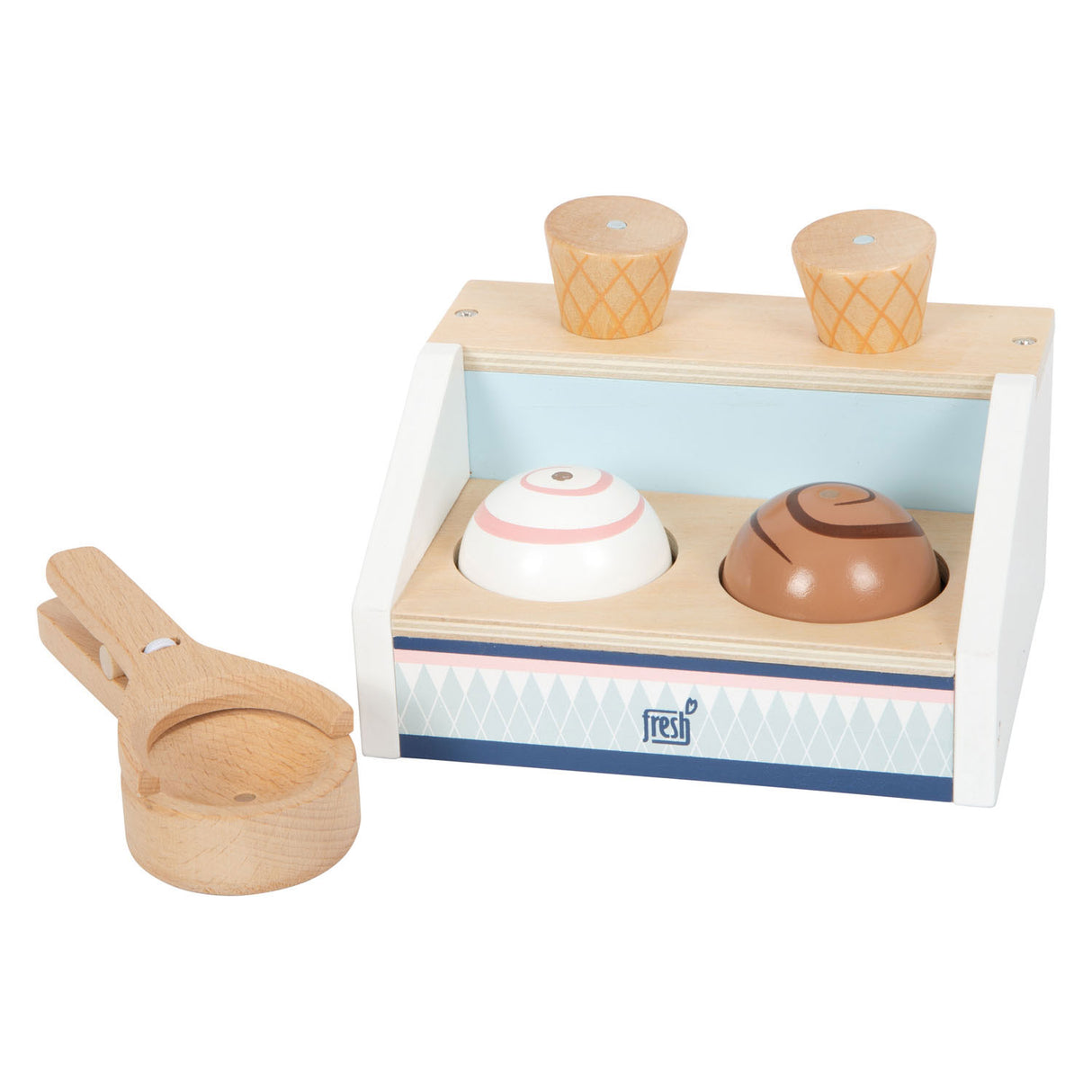 Basta di gelato compatto in legno piccolo a piede fresco, 6dlg.