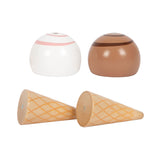 Basta di gelato compatto in legno piccolo a piede fresco, 6dlg.