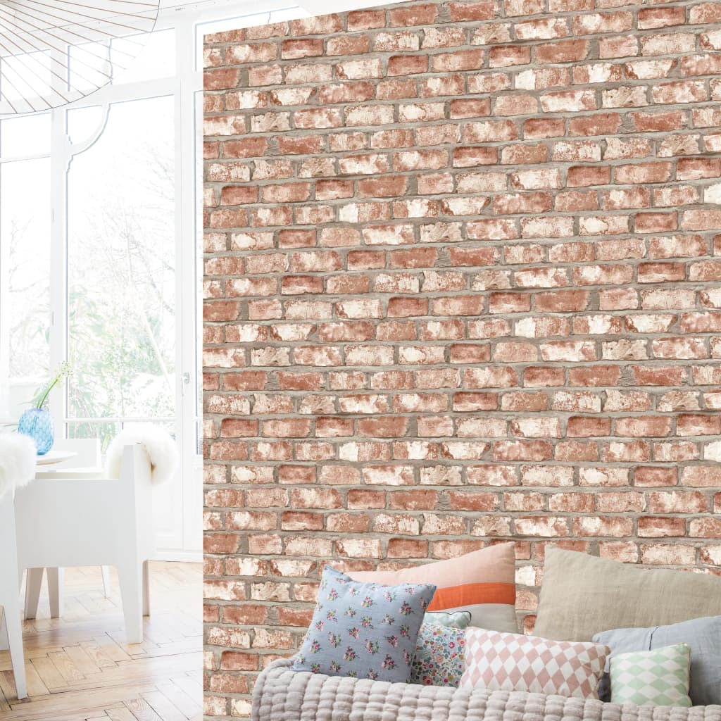 Hollännesch Mauercoverve Hollännesch Mauercoverver Tapaper Brick Red EW3102