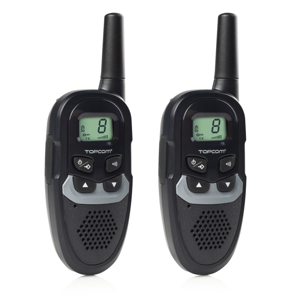TopCom TopCom Walkietalkies 2 St 446 MHz sort