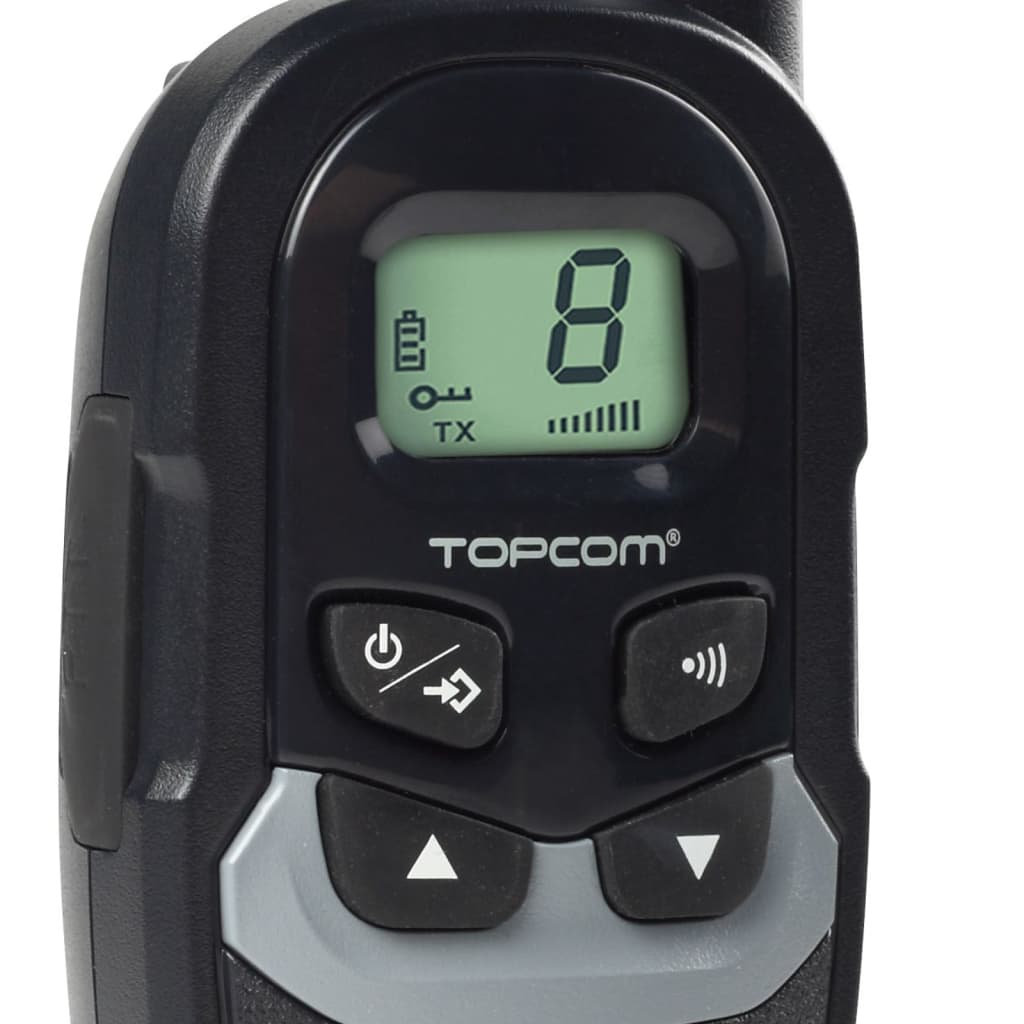 TopCom TopCom Walkietalkies 2 St 446 MHz sort