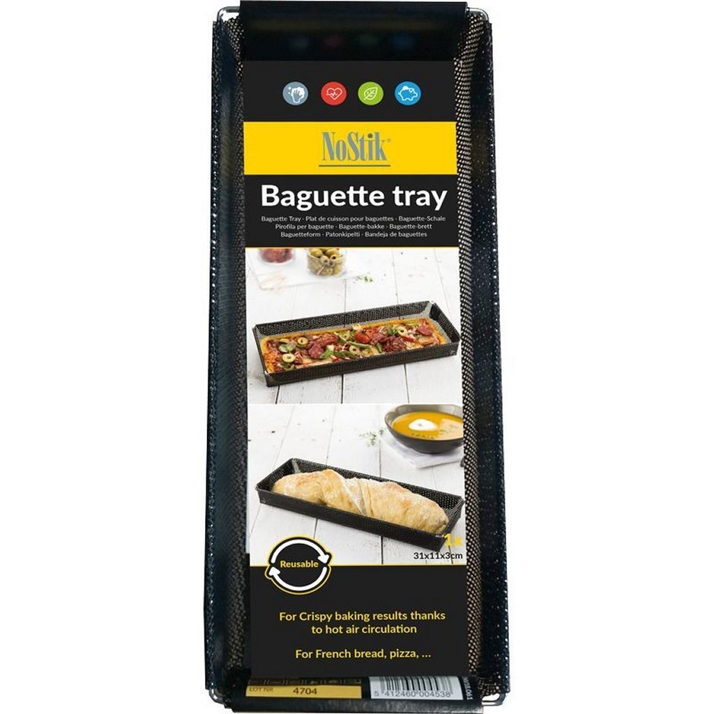 Nostik Baguette bakke 31x11x3 cm sort