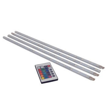 Striscia LED Profilo ProLight 4 x 40 cm con telecomando IP20