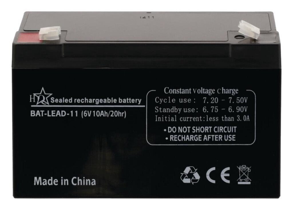 Batterie de plomb HQ-Bat-lead-11 6 V 10 Ah