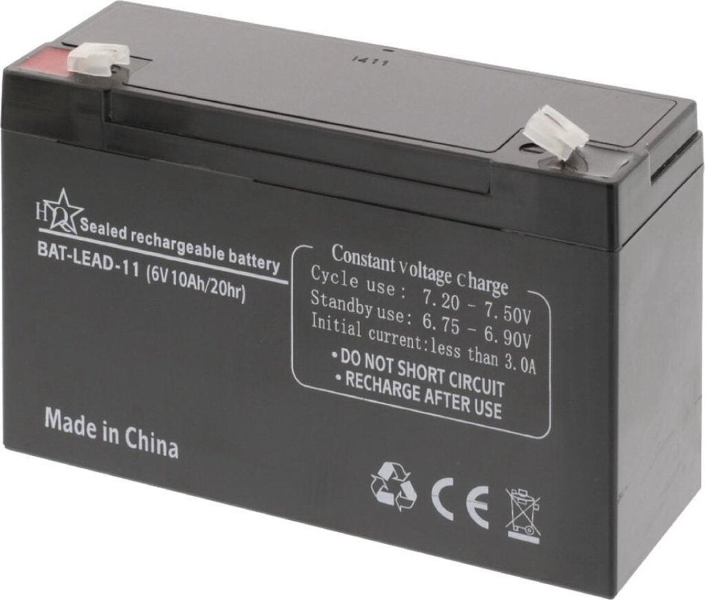 Batterie de plomb HQ-Bat-lead-11 6 V 10 Ah