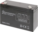 Batterie de plomb HQ-Bat-lead-11 6 V 10 Ah