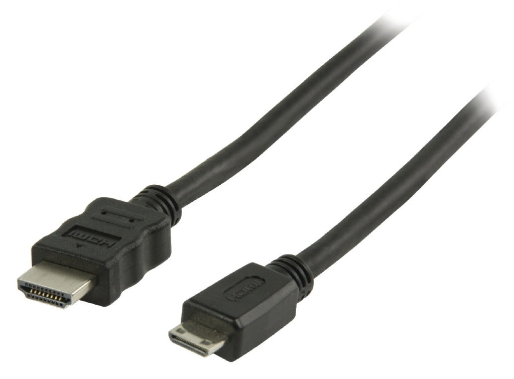 Valueline VLVP34500B10 Cavo HDMI ad alta velocità con Ethernet HDMI - Connettore mini HDMI 1,00 M nero