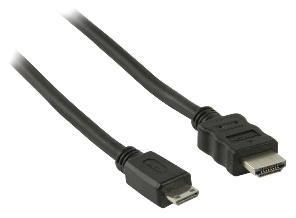 Valueline VLVP34500B10 Cavo HDMI ad alta velocità con Ethernet HDMI - Connettore mini HDMI 1,00 M nero