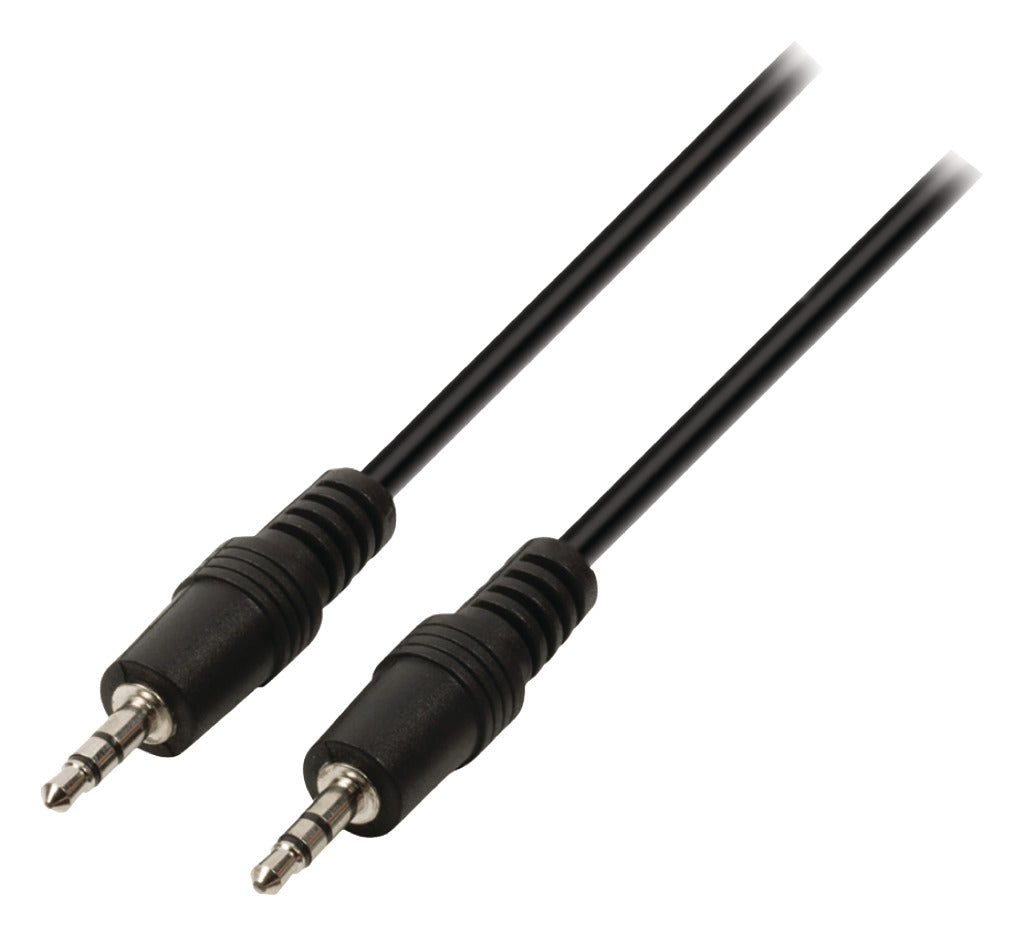 VALUELINE VALUELINE VLAP22000B05 Jack Stereo Audio Cable 3,5 mm moški 3,5 mm moški 0,50 m črna