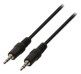 VALUELINE VALUELINE VLAP22000B05 Jack Stereo Audio Cable 3,5 mm moški 3,5 mm moški 0,50 m črna
