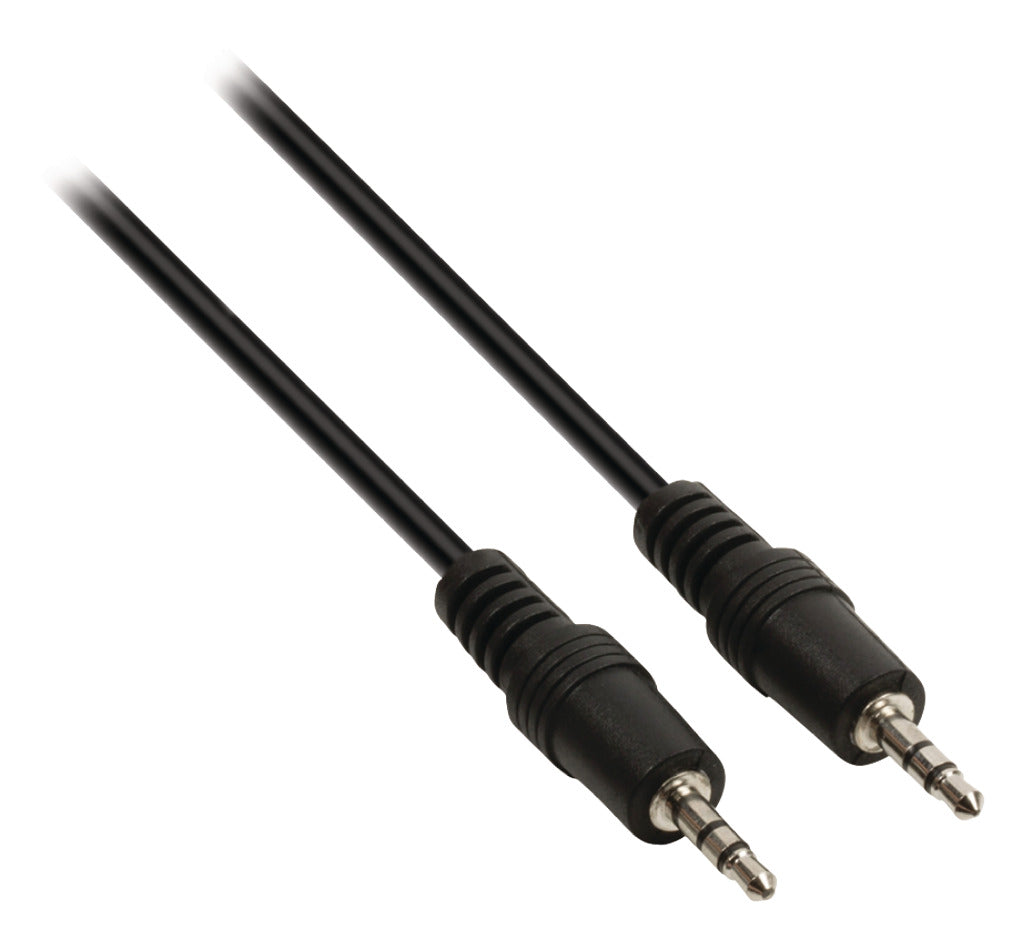 VALUELINE VALUELINE VLAP22000B05 Jack Stereo Audio Cable 3,5 mm moški 3,5 mm moški 0,50 m črna