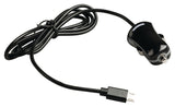 VALULINE VLMB60890B10 Micro-USB Caricatore auto USB Micro USB Male-12V Connessione auto 1,00 M Nero 2.1A
