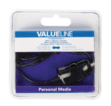 Valuelin VLMB60890B10 MICRO-USB-Ladegerät Micro USB Male-12V Autoanschluss 1,00 m schwarz 2.1a