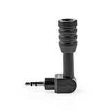 Nedis micmj100bk kablet mikrofon mini plug-in 3,5 mm svart