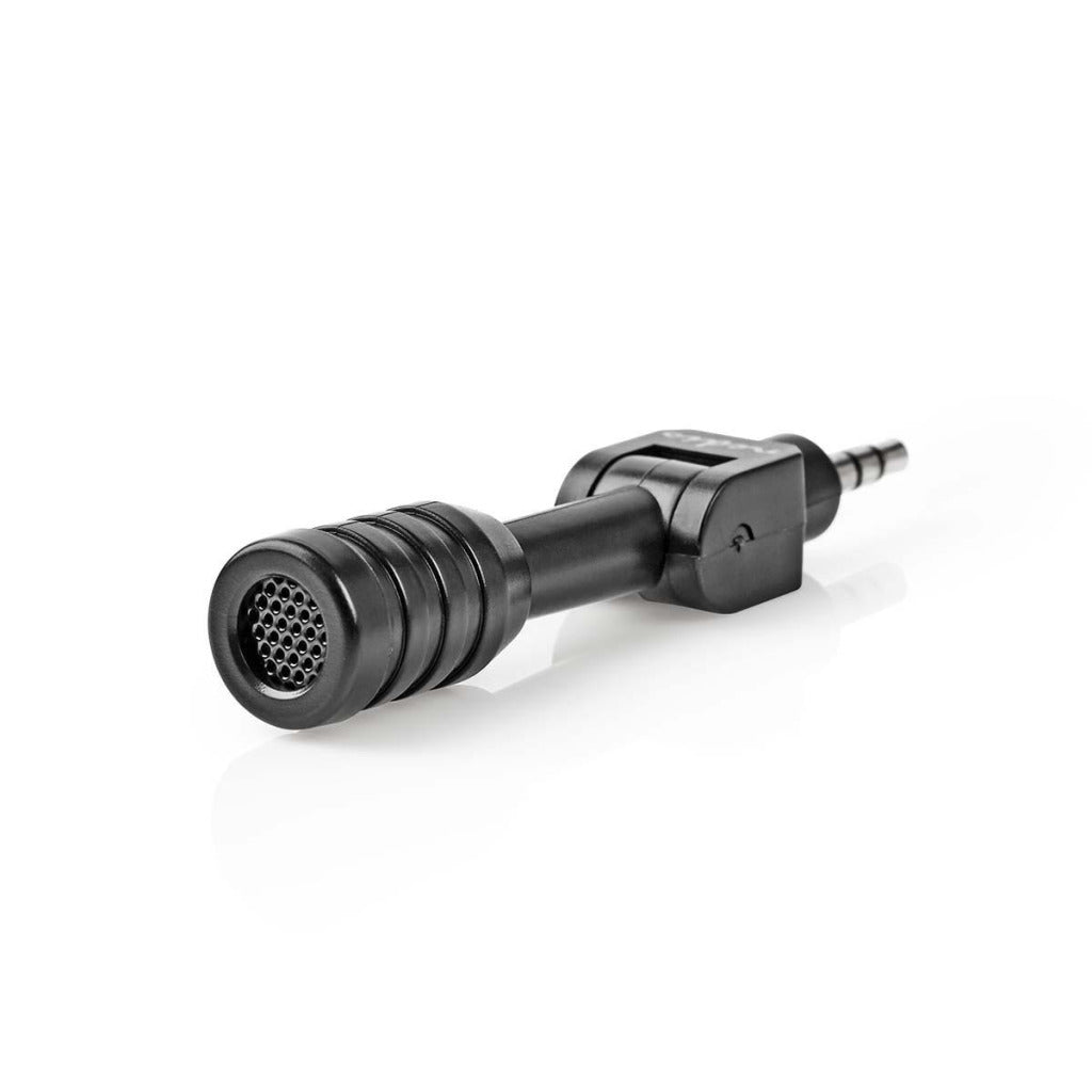 Nedis micmj100bk kablet mikrofon mini plug-in 3,5 mm svart