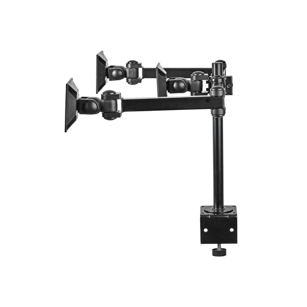 Nedis ergotmm100bk ergonomic monitor bracket three monitor arms turning and tiltable black