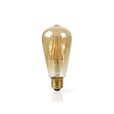NEDIS WIFILF10GDST64 LAMPE LED SMART Wi-Fi avec filament E27 ST64 5 W 500 LM